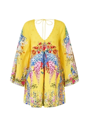 Camilla Sultanahmet Summer low-back dress - Yellow