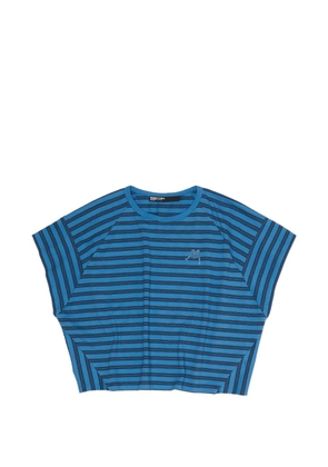 Bimba y Lola striped embroidered T-shirt - Blue