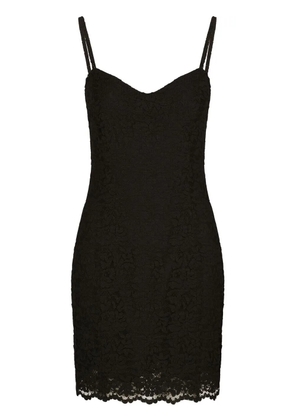 Dolce & Gabbana KIM DOLCE&GABBANA Cordonetto-lace minidress - Black