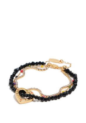 Bimba y Lola heart beaded bracelet - Black