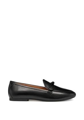 Geox Palmaria knot detail loafers - Black