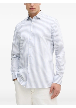 Hackett striped-pattern button-fastening shirt - Blue