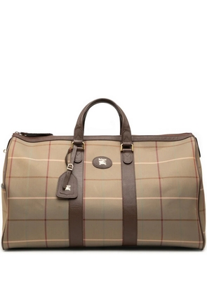 Burberry Pre-Owned 20th Century Vintage Check Canvas travel bag - Brown