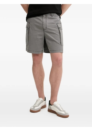 Armani Exchange checked cargo shorts - Grey