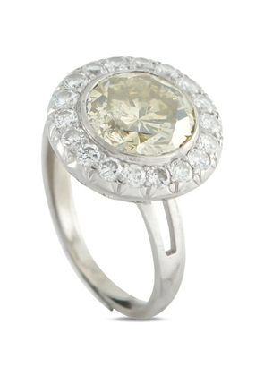 LB Exclusive diamond round ring - Silver