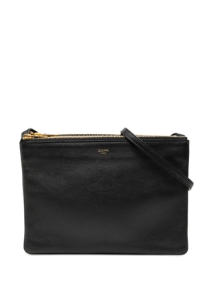 Celine Pre-Owned 2019 Large Lambskin Trio crossbody bag - Black