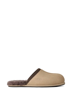UGG trimmed slippers - Neutrals
