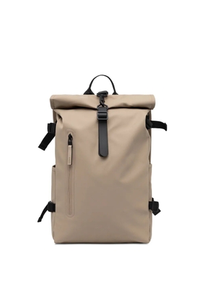 Rains large Rolltop buckled backpack - Neutrals