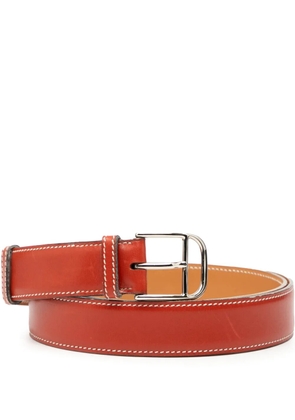 Hermès Pre-Owned 1996 Box Calf Etriviere belt - Orange