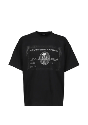 BREATH graphic-print T-shirt - Black