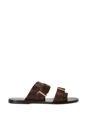 Polo Ralph Lauren buckle strap sandals - Brown