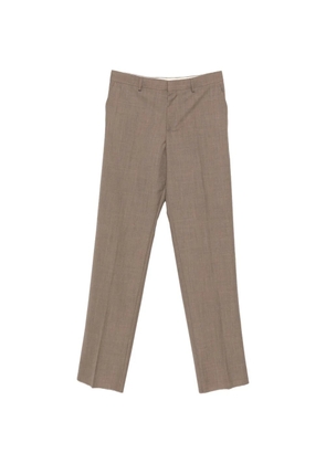 Moschino textured wool trousers - Brown
