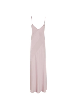 Antonelli v-neck panelled maxi dress - Pink