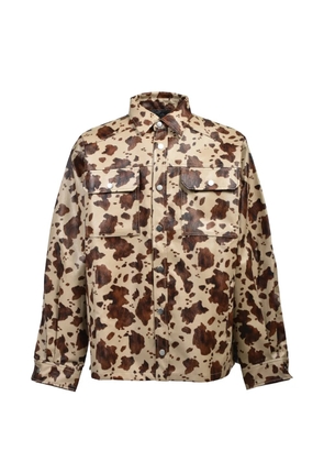 BREATH buttoned horse-print shirt - Neutrals