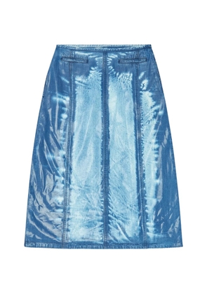 Diesel pocket A-line skirt - Blue