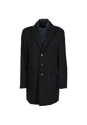 Vintage notched-lapel coat - Black