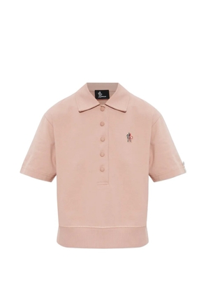 Moncler Grenoble logo-patch polo shirt - Neutrals