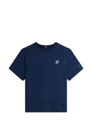 Tommy Hilfiger short-sleeve embroidered T-shirt - Blue