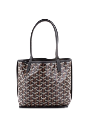 Goyard Pre-Owned Anjou Reversible Tote Coated Canvas Mini satchel - Black
