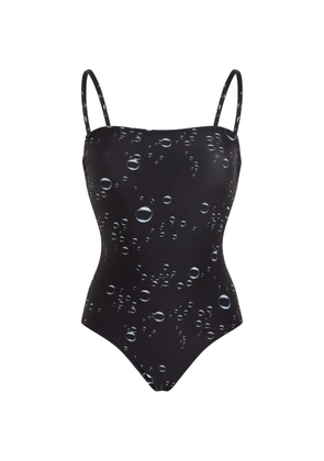 Vilebrequin printed bustier swimsuit - Black