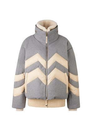 BOGNER Valea chevron-pattern puffer jacket - Grey