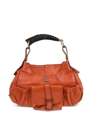 Saint Laurent Pre-Owned 2000s mombasa leather bag - Orange