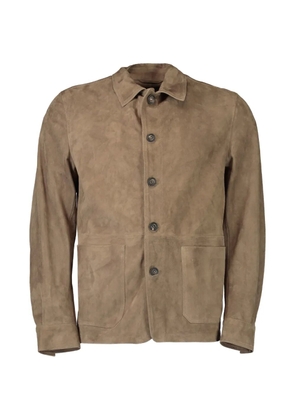 Eleventy Button front shirt jacket - Neutrals