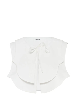 Enföld tie front top - White