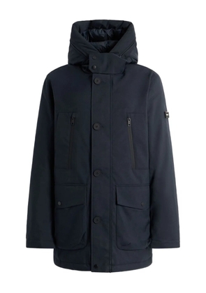 Bally hooded flap-pocket parka - Blue