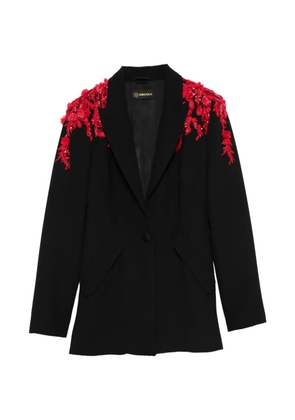 IMROSKA shoulder-embellished blazer - Black