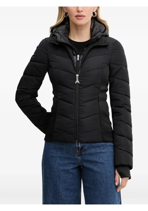 Patrizia Pepe hooded zipped jacket - Black