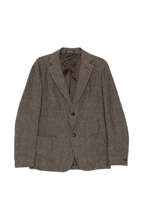 Emporio Armani buttoned blazer - Brown