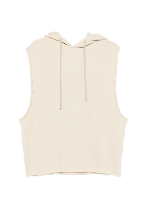 Rick Owens frayed hoodie - Neutrals