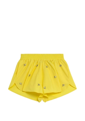 A Paper Kid Popline embellishment shorts - Yellow