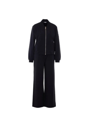 LIU JO strass logo zipped tracksuit - Black