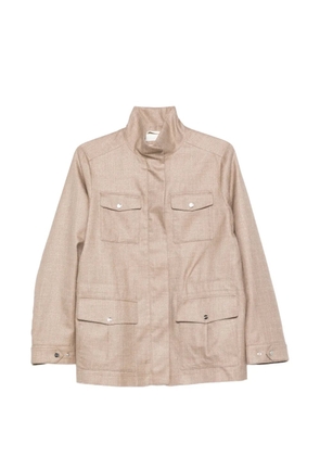 Herno buttoned pocket jacket - Neutrals