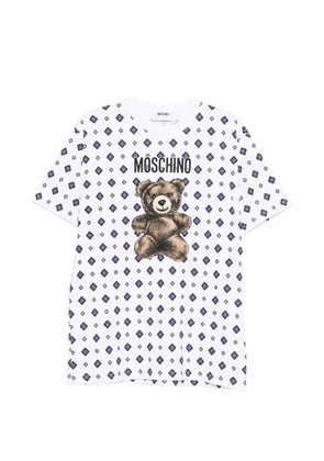 Moschino patterned T-shirt - White
