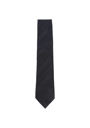 TOM FORD striped silk tie - Black