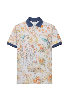 ETRO floral-print polo shirt - White