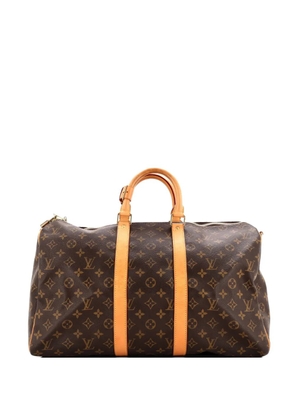 Louis Vuitton Pre-Owned Keepall Bandouliere Bag Monogram Canvas 45 travel bag - Brown