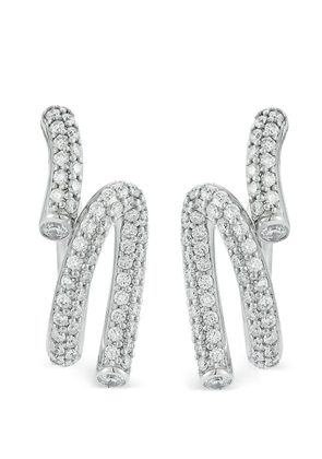 Walters Faith Thoby diamond duet earrings - Silver