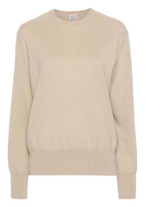 TOTEME crew-neck cashmere jumper - Neutrals