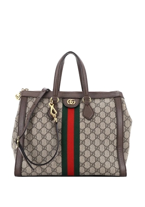 Gucci Pre-Owned Ophidia Top Handle GG Coated Canvas Medium tote bag - Brown