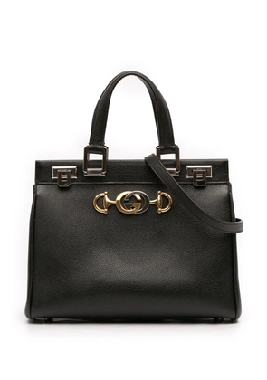 Gucci Pre-Owned 2000-2015 Small Grained Calfskin Zumi Top Handle Bag satchel - Black