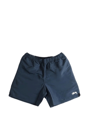 Stüssy logo shorts - Blue