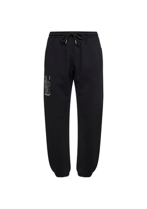 Off-White logo-detail track pants - Black