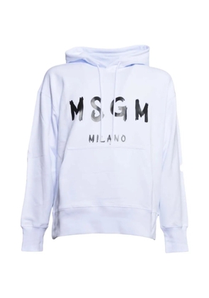 MSGM logo hoodie - White