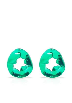 Completedworks Scrunch stud earrings - Green