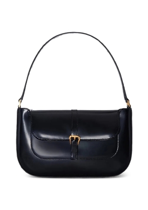 BY FAR Miranda leather shoulder bag - Black