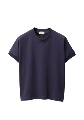 Versace embroidered stretch cotton-jersey T-shirt - Blue